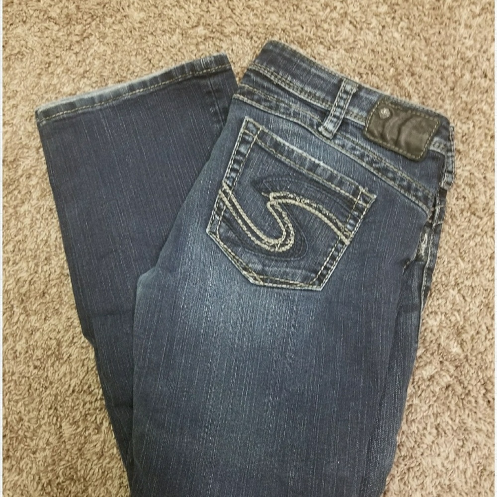 Silvers Tuesday 16 1/2 med wash jeans 33/31